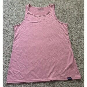 Patagonia Pink Peach Cool Daily Tank Top Peach Women’s Small Active